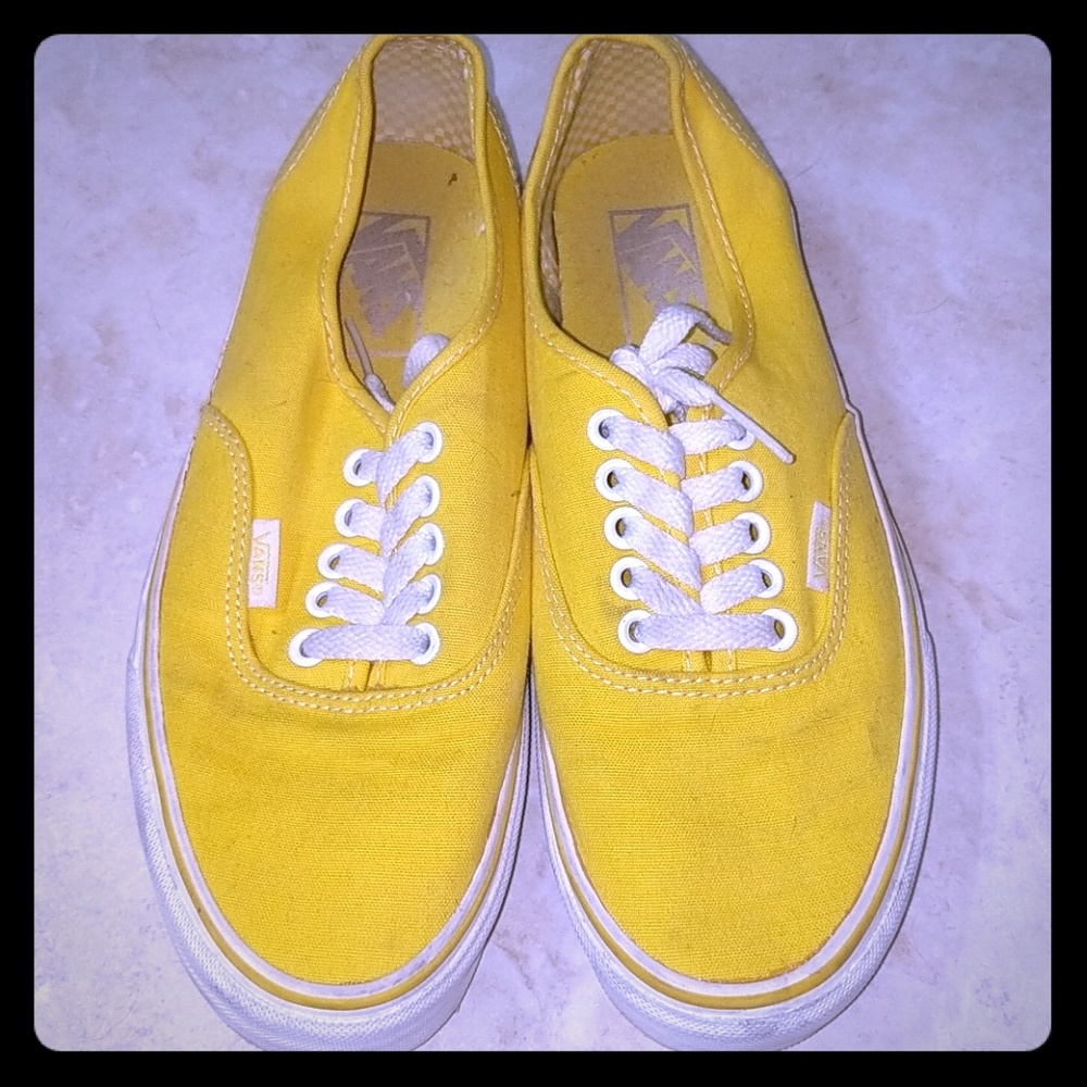 Yellow vans